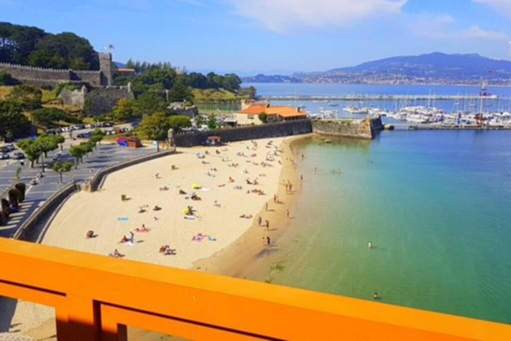 Апартаменты Exclusivo Atico Baiona Con Garaje Экстерьер фото