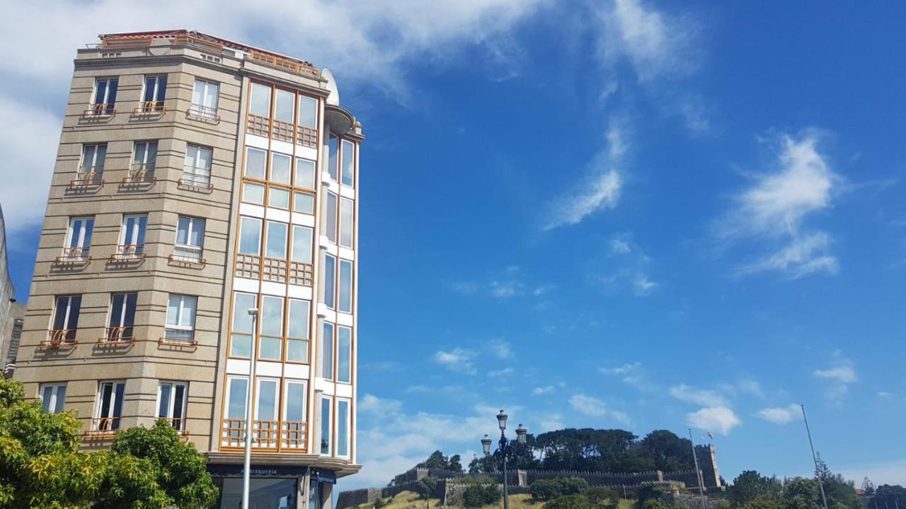 Апартаменты Exclusivo Atico Baiona Con Garaje Экстерьер фото